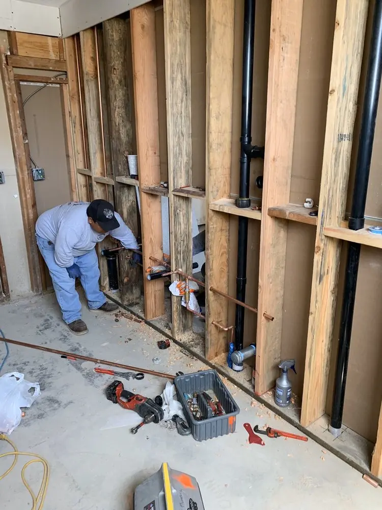 Commercial rough-in plumbing for Gas Line Repair in Murray